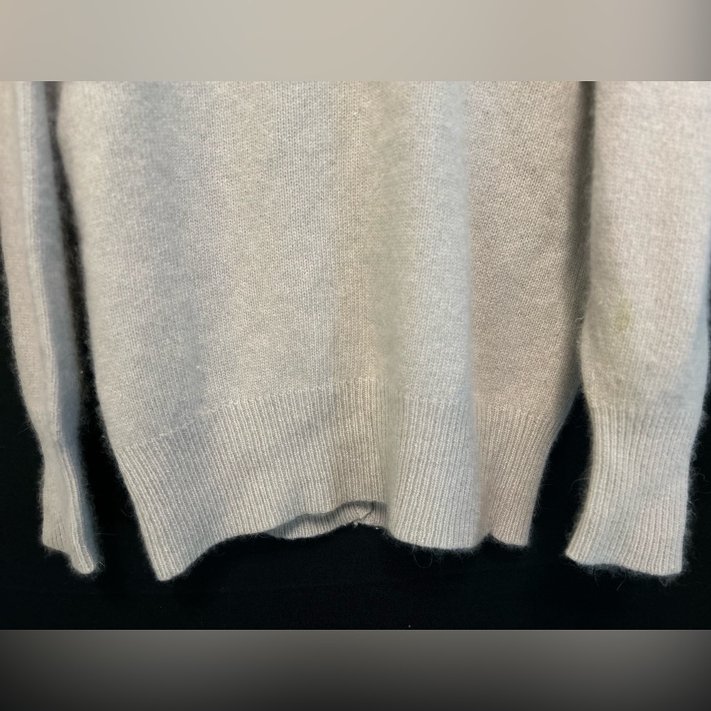 Magnolia Vintage Pearl Detail Beige/tan Lambswool Luxury Cardigan Size XL - Picture 12 of 16